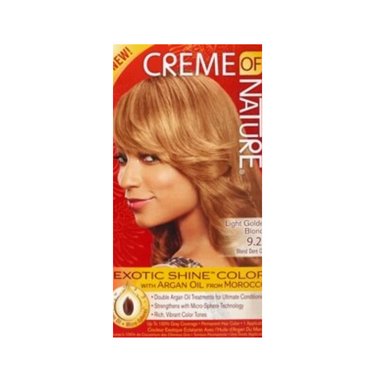 Creme of Nature Exotic Shine™ Hair Color – Light Golden Blonde 9.2 - ANNS BEAUTY SUPPLY